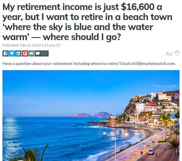 Retire On The Beach On 16K Per Year?