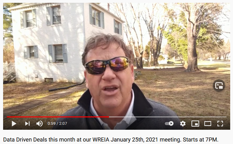 January 25th WREIA – Data Driven Deals – Video Details